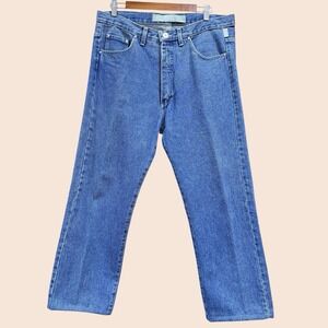 Versace Jeans Couture Men's‎ Blue Denim Jeans Made in Italy Straight Leg Size 36